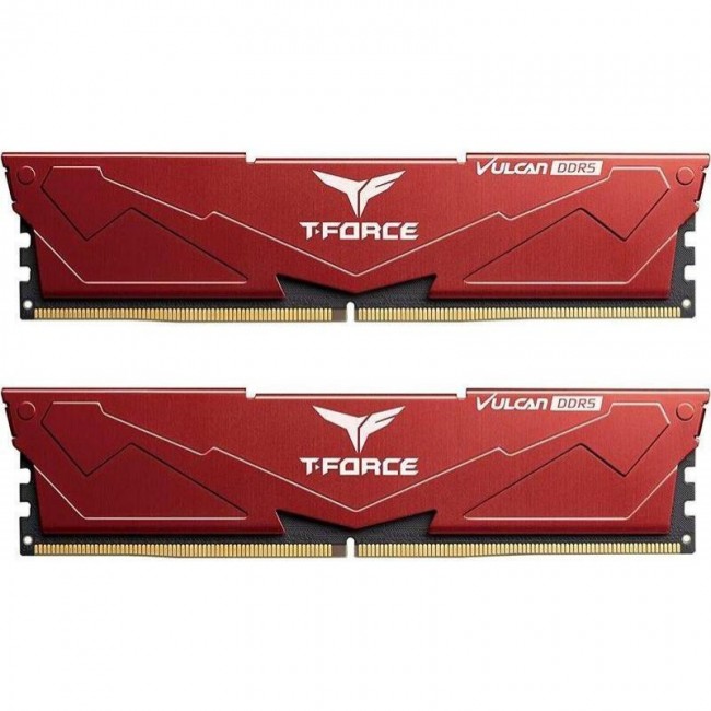TEAM 32 GB (2x16GB) DDR5 6000MHz T-Force Vulcan Red (FLRD532G6000HC38GDC01)