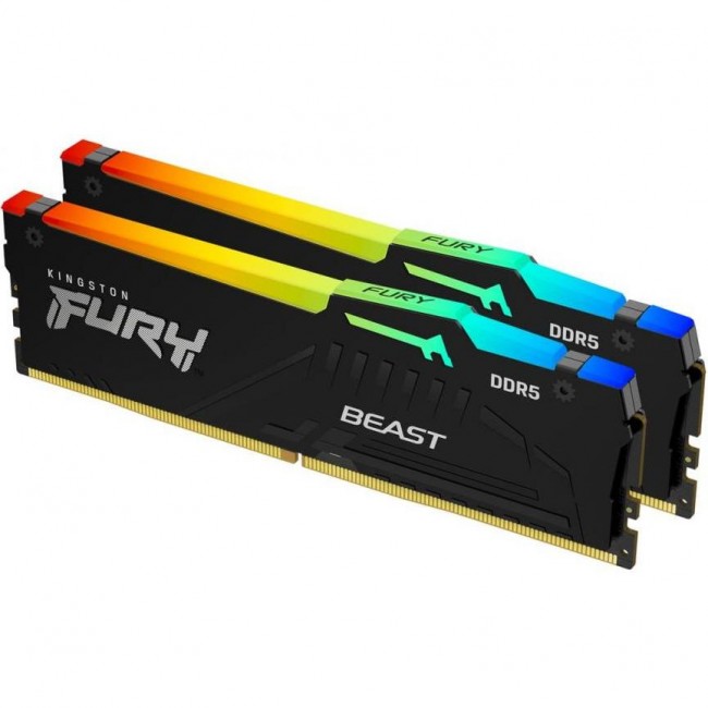 Kingston FURY 32 GB (2x16GB) DDR5 6000 MHz Beast RGB EXPO (KF560C30BBEAK2-32)