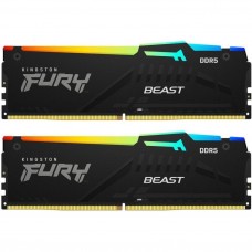 Kingston FURY 32 GB (2x16GB) DDR5 6000 MHz Beast RGB EXPO Black (KF560C36BBE2AK2-32)