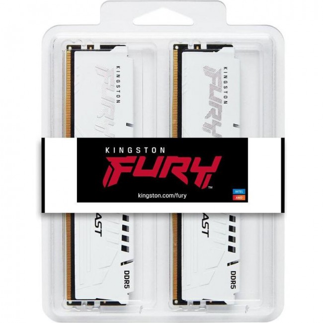 Kingston FURY 32 GB (2x16GB) DDR5 6000 MHz Beast White (KF560C30BWK2-32)