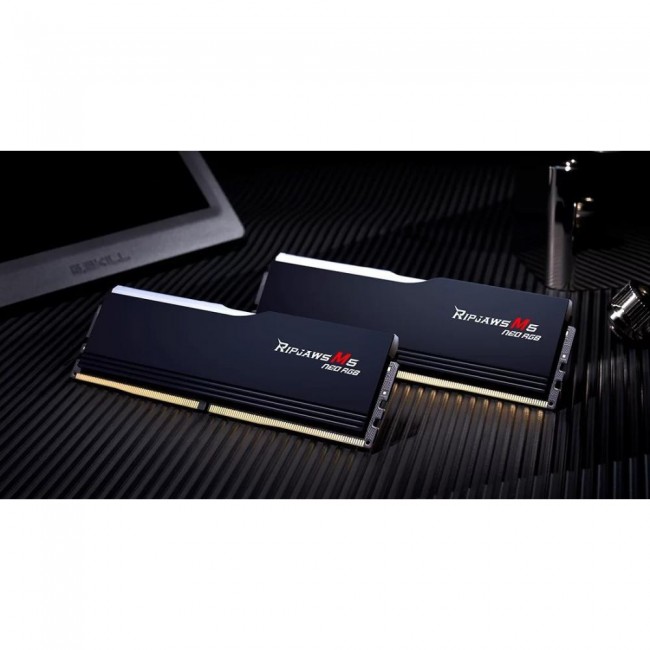 G.Skill 32 GB (2x16GB) DDR5 6000 MHz Ripjaws M5 Neo RGB (F5-6000J2836G16GX2-RM5NRK)