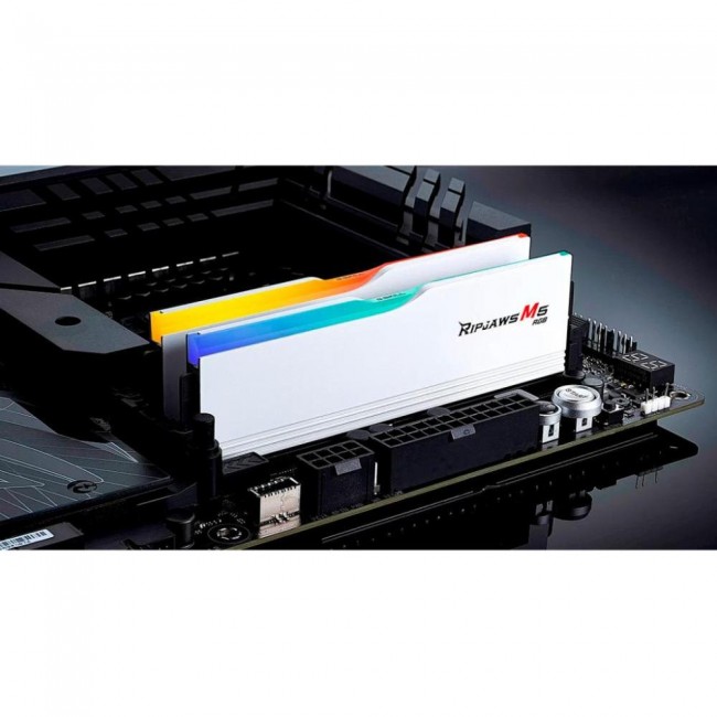 G.Skill 32 GB (2x16GB) DDR5 6000 MHz Ripjaws M5 RGB White (F5-6000J3238F16GX2-RM5RW)