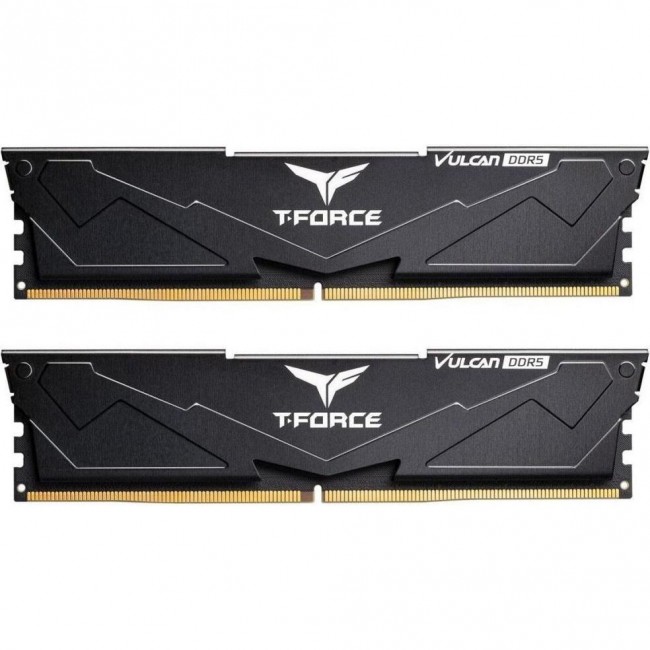 TEAM 32 GB (2x16GB) DDR5 6000 MHz T-Force Vulcan Black (FLBD532G6000HC38GDC01)
