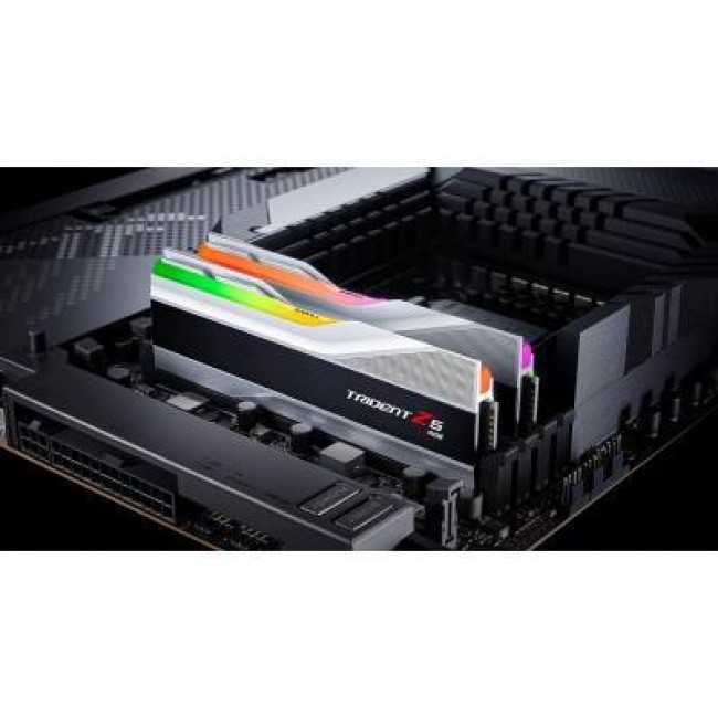 Оперативная память G.Skill 32 GB (2x16GB) DDR5 6000 MHz Trident Z5 RGB Silver (F5-6000J3636F16GX2-TZ5RS)