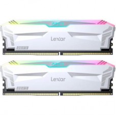 Lexar 32 GB (2x16GB) DDR5 6400 MHz Ares Gaming White RGB (LD5EU016G-R6400GDWA)