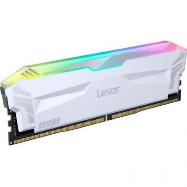 Lexar 32 GB (2x16GB) DDR5 6400 MHz Ares Gaming White RGB (LD5EU016G-R6400GDWA)