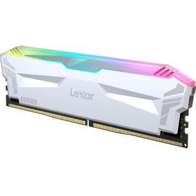Lexar 32 GB (2x16GB) DDR5 6400 MHz Ares Gaming White RGB (LD5EU016G-R6400GDWA)