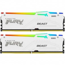 Оперативная память Kingston FURY 32 GB (2x16GB) DDR5 6400 MHz Beast RGB EXPO White (KF564C32BWEAK2-32)