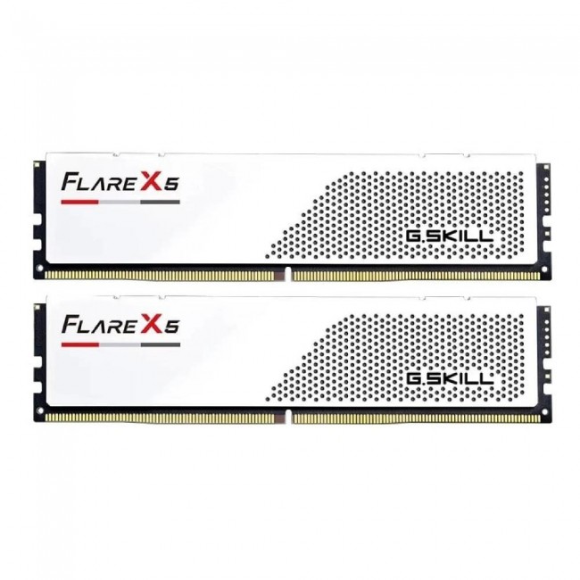 Оперативная память G.Skill 32 GB (2x16GB) DDR5 6400 MHz Flare X5 Matte White (F5-6400J3240G16GX2-FX5W)