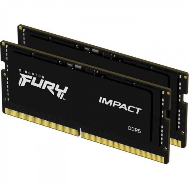 Оперативная память Kingston FURY 32 GB (2x16GB) DDR5 6400 MHz Impact Black (KF564S38IBK2-32)