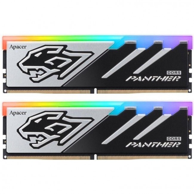 Apacer 32 GB (2x16GB) DDR5 6400 MHz Panther RGB (AH5U32G64C5529BAA-2)