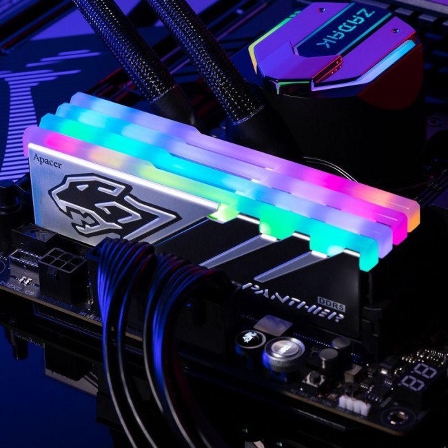 Apacer 32 GB (2x16GB) DDR5 6400 MHz Panther RGB (AH5U32G64C5529BAA-2)