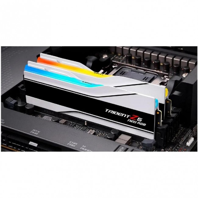 G.Skill 32 GB (2x16GB) DDR5 6400 MHz Trident Z5 Neo RGB White (F5-6400J3039G16GX2-TZ5NRW)