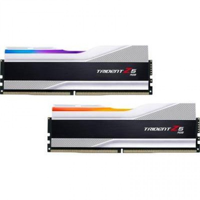 Оперативная память G.Skill 32 GB (2x16GB) DDR5 6400 MHz Trident Z5 RGB Silver (F5-6400J3239G16GX2-TZ5RS)