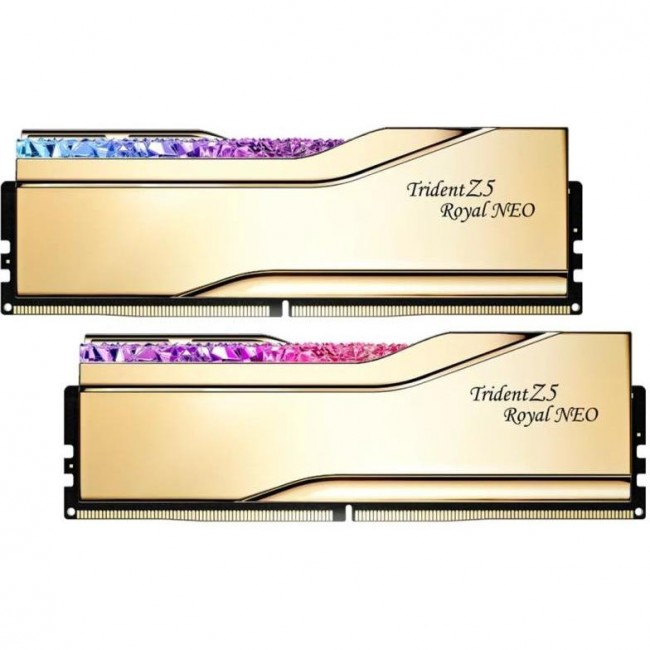 G.Skill 32 GB (2x16GB) DDR5 6400 MHz Trident Z5 Royal Neo Gold (F5-6400J3039G16GX2-TR5NG)