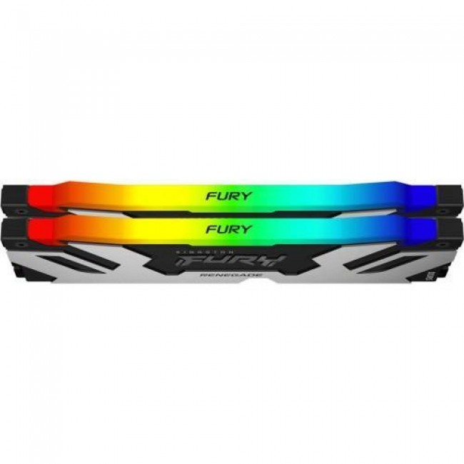Kingston FURY 32 GB (2x16GB) DDR5 7200 MHz Renegade Silver/Black RGB (KF572C38RSAK2-32)