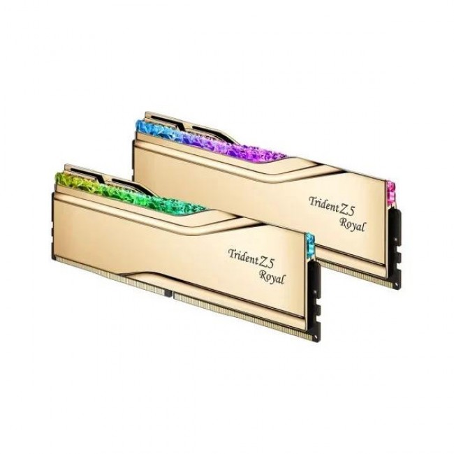 G.Skill 32 GB (2x16GB) DDR5 7200 MHz Trident Z5 Royal Gold (F5-7200J3445G16GX2-TR5G)