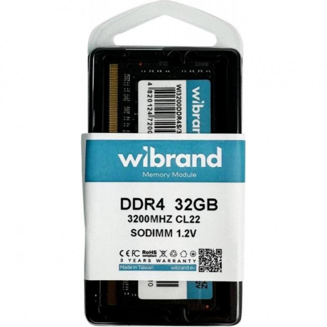 Wibrand 32 GB SO-DIMM DDR4 3200 MHz (WI3200DDR4S/32GB)