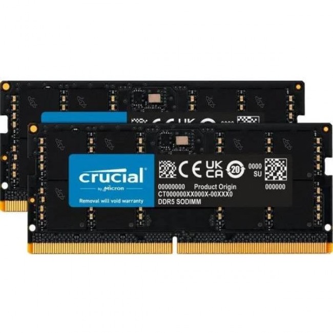 Crucial 32 GB SO-DIMM DDR5 5200 MHz (CT32G52C42S5)