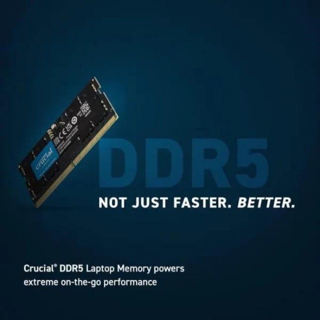 Crucial 32 GB SO-DIMM DDR5 5200 MHz (CT32G52C42S5)