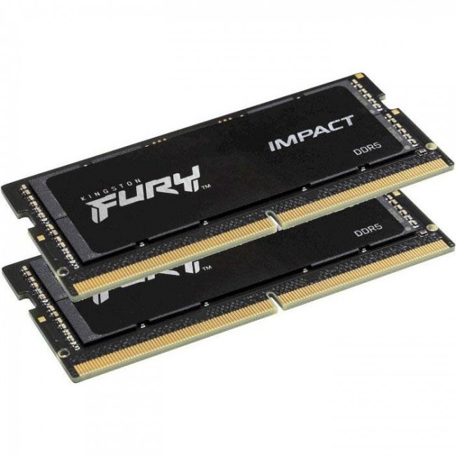 Оперативная память Kingston FURY 32 GB (2x16GB) SO-DIMM DDR5 6000 MHz Impact (KF560S38IBK2-32)