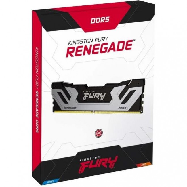Kingston FURY 48 GB (2x24GB) CUDIMM DDR5 8400 MHz Renegade Silver/Black (KF584CU40RSK2-48)