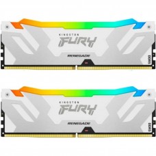 Kingston FURY 48 GB (2x24GB) CUDIMM DDR5 8400 MHz Renegade Silver/White RGB (KF584CU40RWAK2-48)