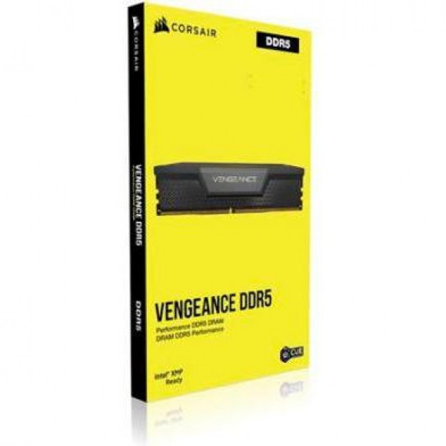 Corsair 48 GB (2x24GB) DDR5 5200 MHz Vengeance Black (CMK48GX5M2B5200C38)