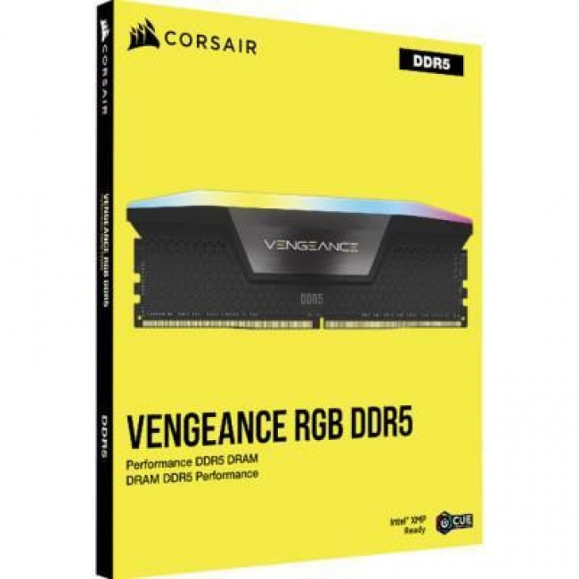 Corsair 48 GB (2x24GB) DDR5 5200 MHz Vengeance RGB (CMH48GX5M2B5200C38)