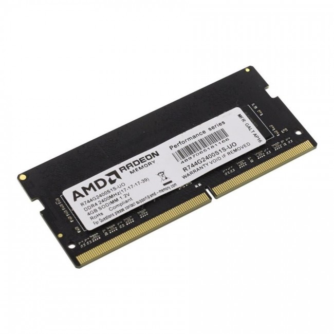 AMD 4 GB SO-DIMM DDR4 2400 MHz (R744G2400S1S-U)