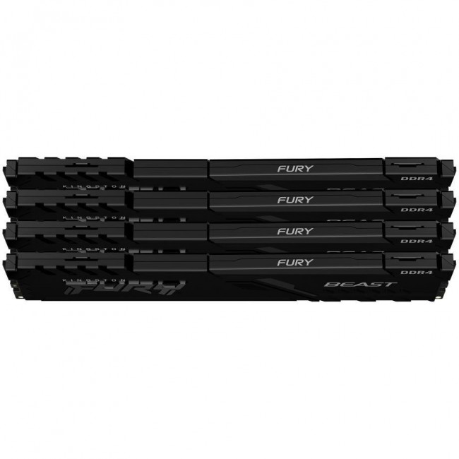 Оперативная память Kingston FURY 64 GB (4x16GB) DDR4 3200 MHz Beast (KF432C16BBK4/64)