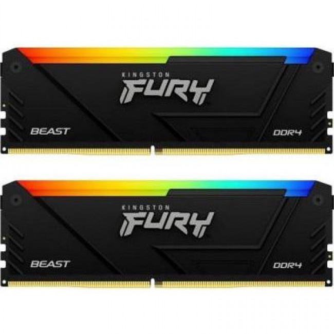 Kingston FURY 64 GB (2х32GB) DDR4 3200 MHz Beast RGB (KF432C16BB2AK2/64)