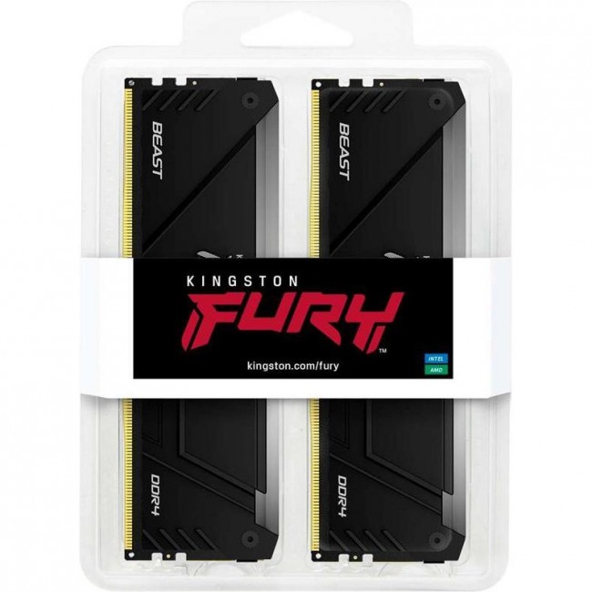Kingston FURY 64 GB (2х32GB) DDR4 3200 MHz Beast RGB (KF432C16BB2AK2/64)