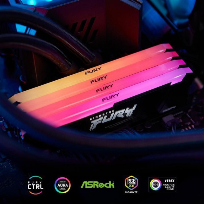 Kingston FURY 64 GB (2х32GB) DDR4 3200 MHz Beast RGB (KF432C16BB2AK2/64)