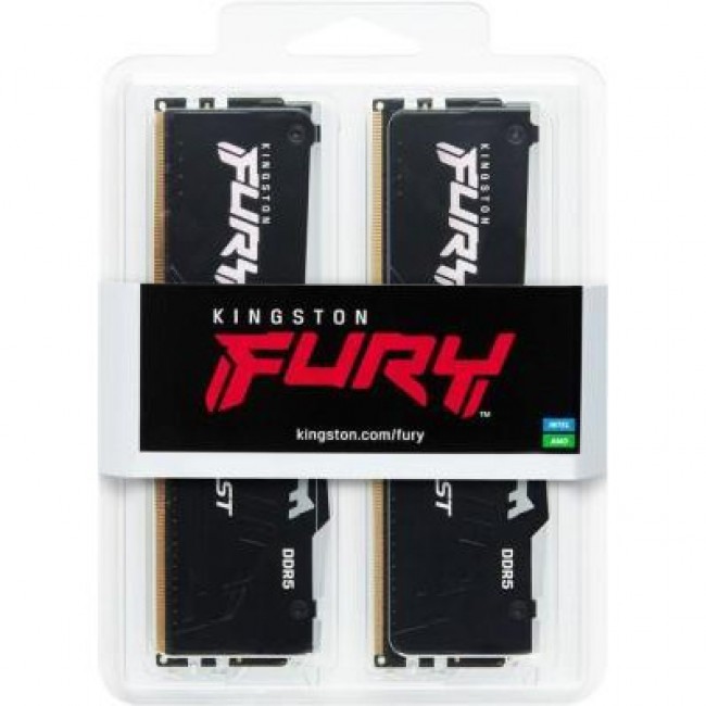 Kingston FURY 64 GB (2x32GB) DDR5 5600 MHz Beast RGB (KF556C40BBAK2-64)