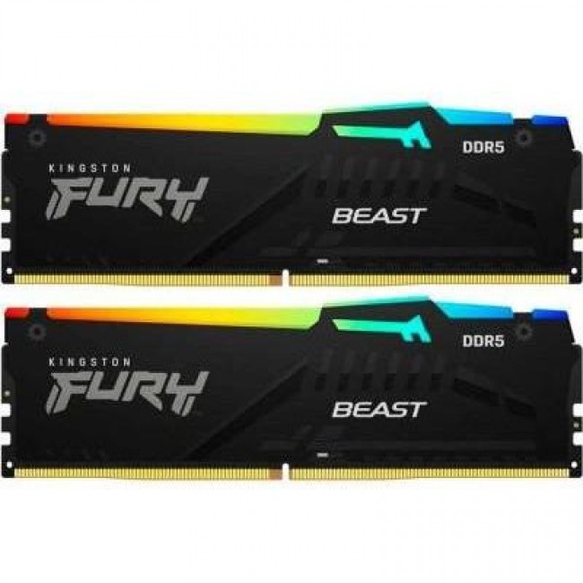 Kingston FURY 64 GB (2x32GB) DDR5 5600 MHz Beast RGB EXPO (KF556C36BBEAK2-64)