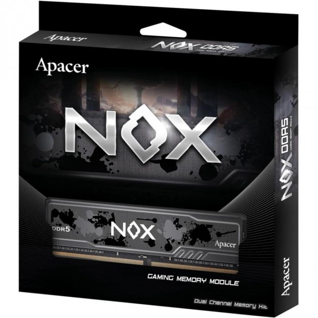 Apacer 64 GB (2x32GB) DDR5 5600 MHz Nox (AH5U64G56C522MBAA-2)