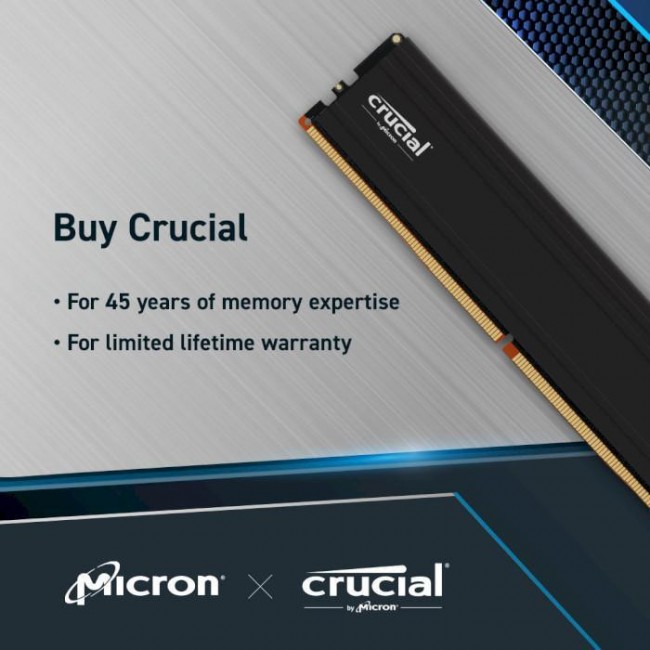 Crucial 64 GB (2x32GB) DDR5 5600 MHz Pro (CP2K32G56C46U5)