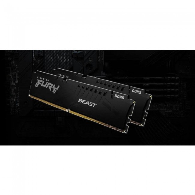 Оперативная память Kingston FURY 64 GB (2x32GB) DDR5 6000 MHz Beast (KF560C30BBK2-64)