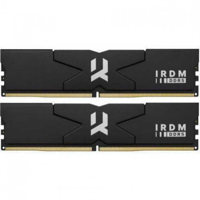 Оперативная память GOODRAM 64 GB (2х32GB) DDR5 6000 MHz IRDM Black (IR-6000D564L30/64GDC)