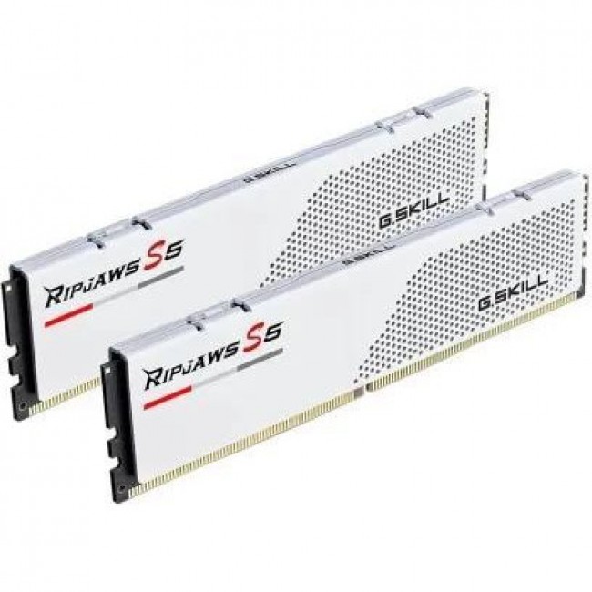 G.Skill 64 GB (2x32GB) DDR5 6000 MHz Ripjaws S5 Matte White (F5-6000J2836G32GX2-RS5W)