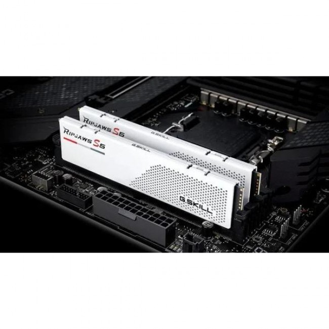 G.Skill 64 GB (2x32GB) DDR5 6000 MHz Ripjaws S5 Matte White (F5-6000J2836G32GX2-RS5W)