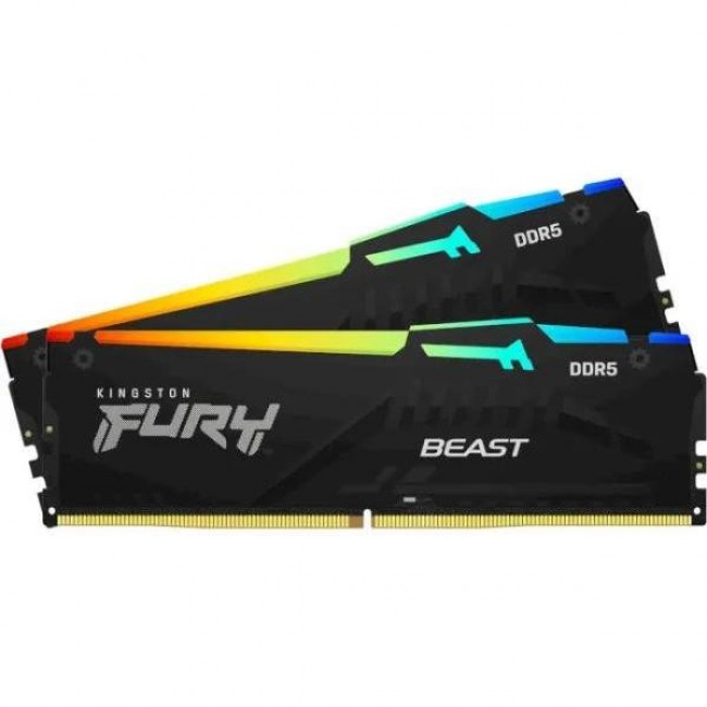 Kingston FURY 64 GB (2x32GB) DDR5 6400 MHz Beast RGB EXPO (KF564C32BBEAK2-64)