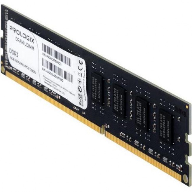 Prologix 8 GB DDR3 1600 MHz (PRO8GB1600D3)