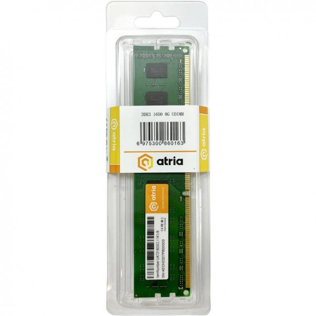 ATRIA 8 GB DDR3 1600 MHz (UAT31600CL11K1/8)