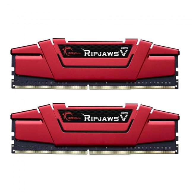 G.Skill 8 GB (2x4GB) DDR4 2400 MHz Ripjaws V Blazing Red (F4-2400C15D-8GVR)