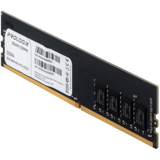 Prologix 8 GB DDR4 2666 MHz (PRO8GB2666D4)