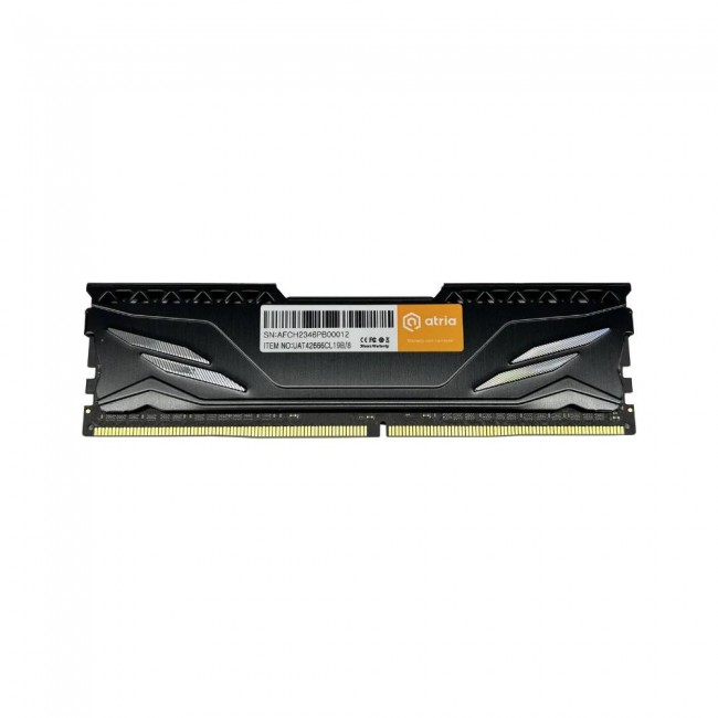 Оперативная память ATRIA 8 GB DDR4 2666 MHz Fly Black (UAT42666CL19B/8)