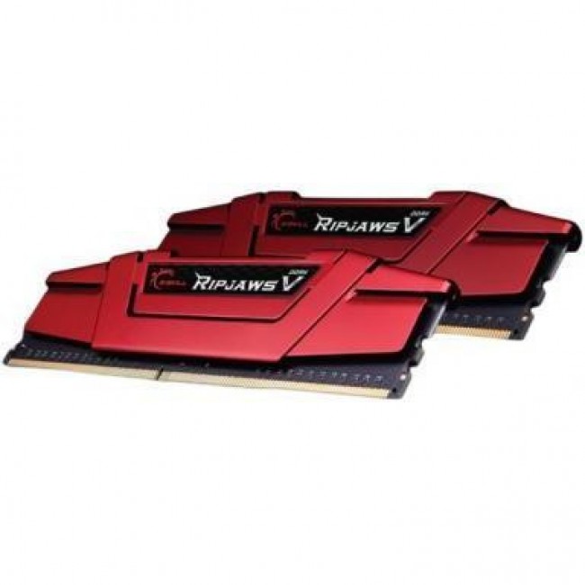 Оперативная память G.Skill 8 GB (2x4GB) DDR4 2666 MHz Ripjaws V Red (F4-2666C15D-8GVR)