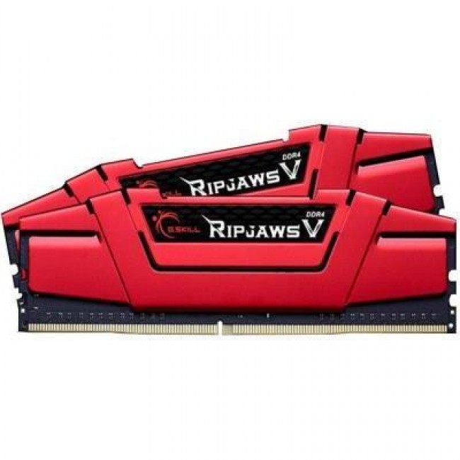 Оперативная память G.Skill 8 GB (2x4GB) DDR4 2666 MHz Ripjaws V Red (F4-2666C15D-8GVR)